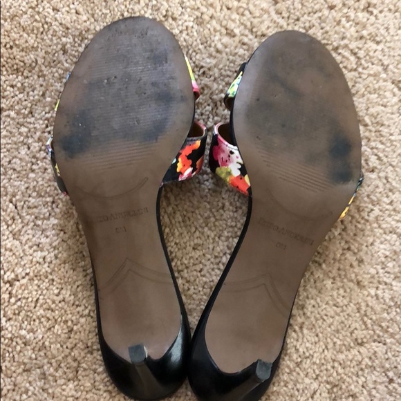 Enzo Angiolini floral slide heels - Picture 4 of 4